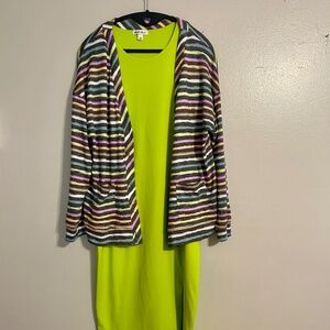 Neon Green Bodycon Dress